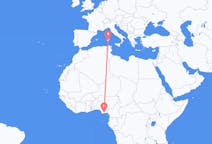 Flyreiser fra Port Harcourt, Nigeria til Cagliari, Italia