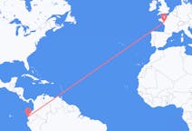Flights from Manta, Ecuador to Nantes, France