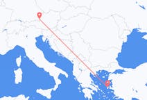 Flights from Chios, Greece to Salzburg, Austria
