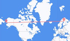 出发地 美国诺姆目的地 芬兰罗瓦涅米的航班