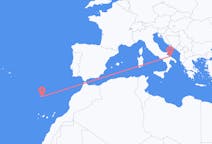 Flyrejser fra Funchal, Portugal til Bari, Italien