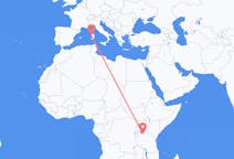 Flyreiser fra Mwanza, Tanzania til Alghero, Italia