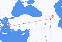 Flyreiser fra Gandsja, Aserbajdsjan til Samos, Hellas