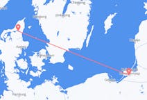 Vols depuis la ville de Kaliningrad vers la ville d'Aalborg