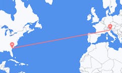 美国出发地 希尔顿黑德岛飞往美国目的地 威尼斯的航班