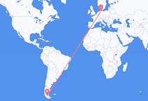 Flyrejser fra Punta Arenas, Chile til Hamborg, Tyskland