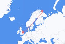 Fly fra Murmansk til London