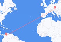 Flyg från Bucaramanga, Colombia till Vienna, Österrike