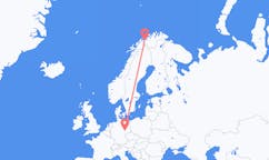 Flights from Sørkjosen, Norway to Leipzig, Germany