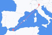 Flyreiser fra Nador, til Verona