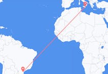 Flyreiser fra Curitiba, Brasil til Catania, Italia