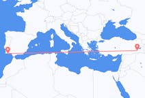 Flyrejser fra Siirt, Tyrkiet til Faro, Portugal