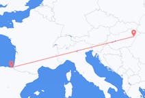Fly fra San Sebastián til Debrecen