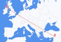 Flyrejser fra Gaziantep, Tyrkiet til Derry, Nordirland