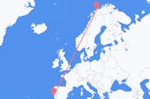 Vluchten van Tromsö, Noorwegen naar Lissabon, Portugal