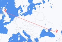 Flyreiser fra Mineralnye Vody, Russland til Edinburgh, Skottland