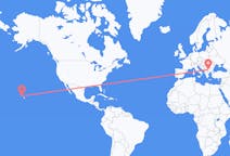 Loty z Honolulu, Stany Zjednoczone do Sofii, Bułgaria