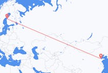 중국발 둥잉, 핀란드행 바사 항공편