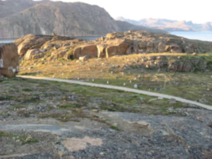 Vluchten van Upernavik naar Kangersuatsiaq
