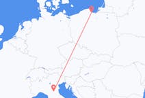 Flights from Bologna to Gdańsk