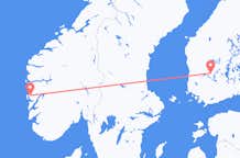 Flyreiser fra Tammerfors, til Bergen