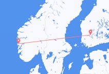 Flyrejser fra Tampere til Bergen