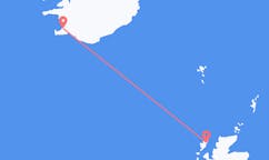 Loty z Stornoway, Szkocja do Reykjaviku, Islandia