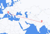 Flyrejser fra Katmandu til Pisa