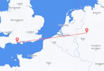 Flyreiser fra Bournemouth, England til Dortmund, Tyskland