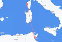 Flyreiser fra Enfidha, Tunisia til Ajaccio, Frankrike
