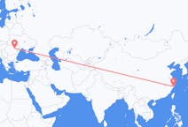 Flyg från Taizhou, Jiangsu, Kina till Bacau, Rumänien