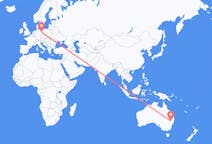 Flyrejser fra Narrabri, Australien til Berlin, Tyskland