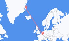 ルクセンブルクのルクセンブルクからから、グリーンランドのイットコルトルミットまでのフライト