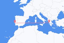 Vluchten van Preveza, Griekenland naar Lissabon, Portugal