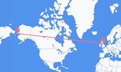 Flyg från Nome, USA till Newcastle upon Tyne, England