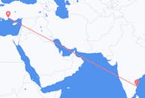 Flyrejser fra Chennai til Antalya