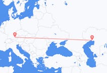 Flyreiser fra Atyrau, Kasakhstan til München, Tyskland
