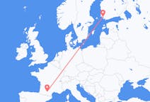 เที่ยวบิน จาก ตุรกุ, ฟินแลนด์ ไปยัง ตูลูซ, ฝรั่งเศส