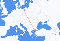 Fly fra Poznań til Edremit