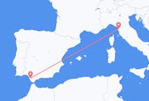 Flyreiser fra Jerez, Spania til Pisa, Italia