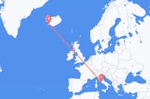 Flyreiser fra Roma, Italia, til Reykjavík, Italia