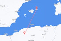 Fly fra Tiaret til Menorca