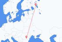 Vluchten van Petrozavodsk naar Boekarest