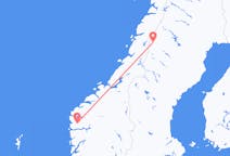Fly fra Førde i Sunnfjord til Hemavan