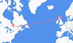 Flights from Val-d Or to Edinburgh