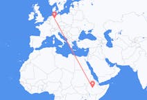 Flights from Addis Ababa, Ethiopia to Hanover, Germany