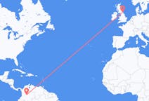 Flights from Villavicencio, Colombia to Newcastle upon Tyne, the United Kingdom
