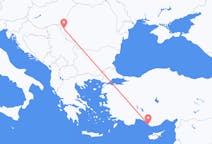 Flights from Gazipaşa in Turkey to Timișoara in Romania