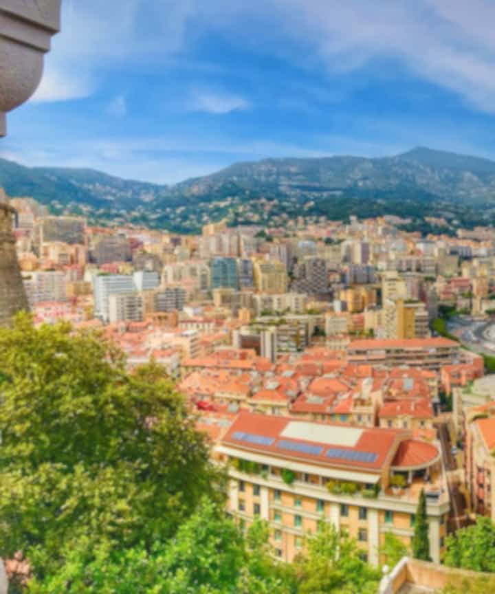 Flights from Nice, France to Monte Carlo, Monaco