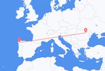 Flights from Santiago De Compostela to Bacau